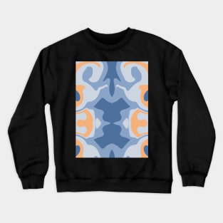 Abstract Liquify Pattern Background Crewneck Sweatshirt